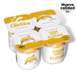 DIA LACTEA yogur sabor plátano pack 4 unidades 125 gr del Dia