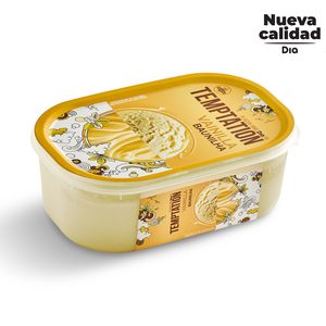 DIA TEMPTATION helado sabor vainilla barqueta 500 gr del Dia