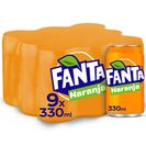 FANTA naranja pack 9 latas 33 cl del Dia