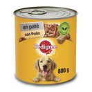 PEDIGREE paté para perros con pollo lata 800 gr del Dia