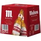 MAHOU 5 ESTRELLAS cerveza pack 12 botellas 25 cl del Dia