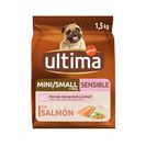 ULTIMA alimento para perros mini sensitive con salmón bolsa 1.5 Kg del Dia
