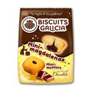 BISCUITS GALICIA mini magdalenas con chocolate bolsa 180 gr del Dia