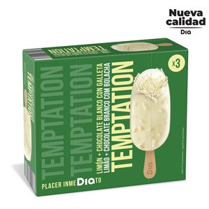 DIA TEMPTATION helado bombón de limón caja 3 uds 195 gr del Dia