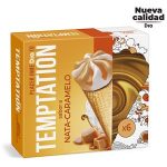 DIA TEMPTATION helado cono sabor nata y caramelo caja 6 uds 408 gr del Dia