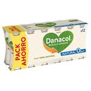 DANONE DANACOL yogur líquido natural pack 12 unidades 100 g del Dia
