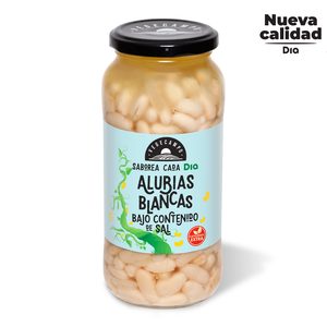 DIA VEGECAMPO alubias blancas bajo contenido en sal frasco 400 gr del Dia