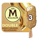 MAGNUM helado bombón doble gold caramelo caja 3 uds 213 gr del Dia