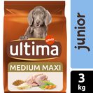 ULTIMA alimento para perros junior con pollo arroz bolsa 3 kg del Dia