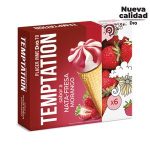 DIA TEMPTATION helado cono sabor nata y fresa caja 6 uds 408 gr del Dia