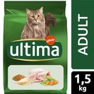 ULTIMA alimento para gatos adultos sabor pollo bolsa 1.5 kg del Dia